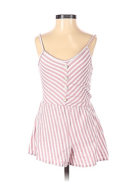 caution to the wind striped romper