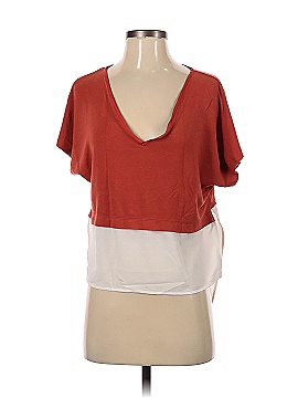 Zara W&B Collection Short Sleeve Top (view 1)