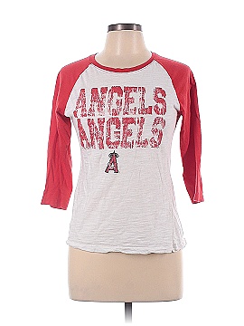 Campus Lifestyle Texas Rangers Womens Royal Jersey V-Neck T-Shirt