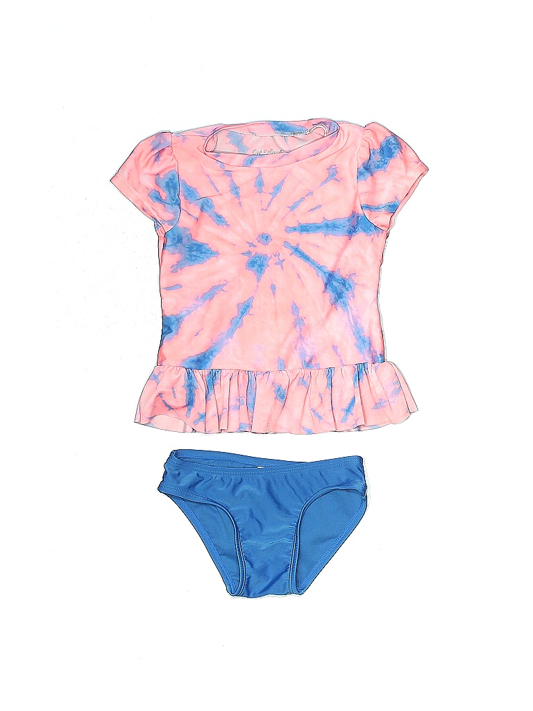 Cat & Jack Tiedye Pink Two Piece Swimsuit Size 4T 47 off thredUP