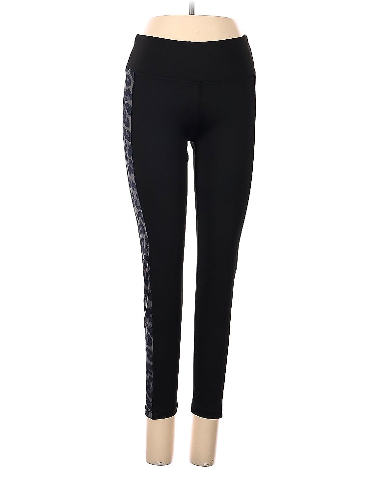 Love.Life.Live Graphic Black Active Pants Size S - photo 1