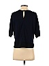 Ann Taylor LOFT Black Short Sleeve Blouse Size XS - photo 2