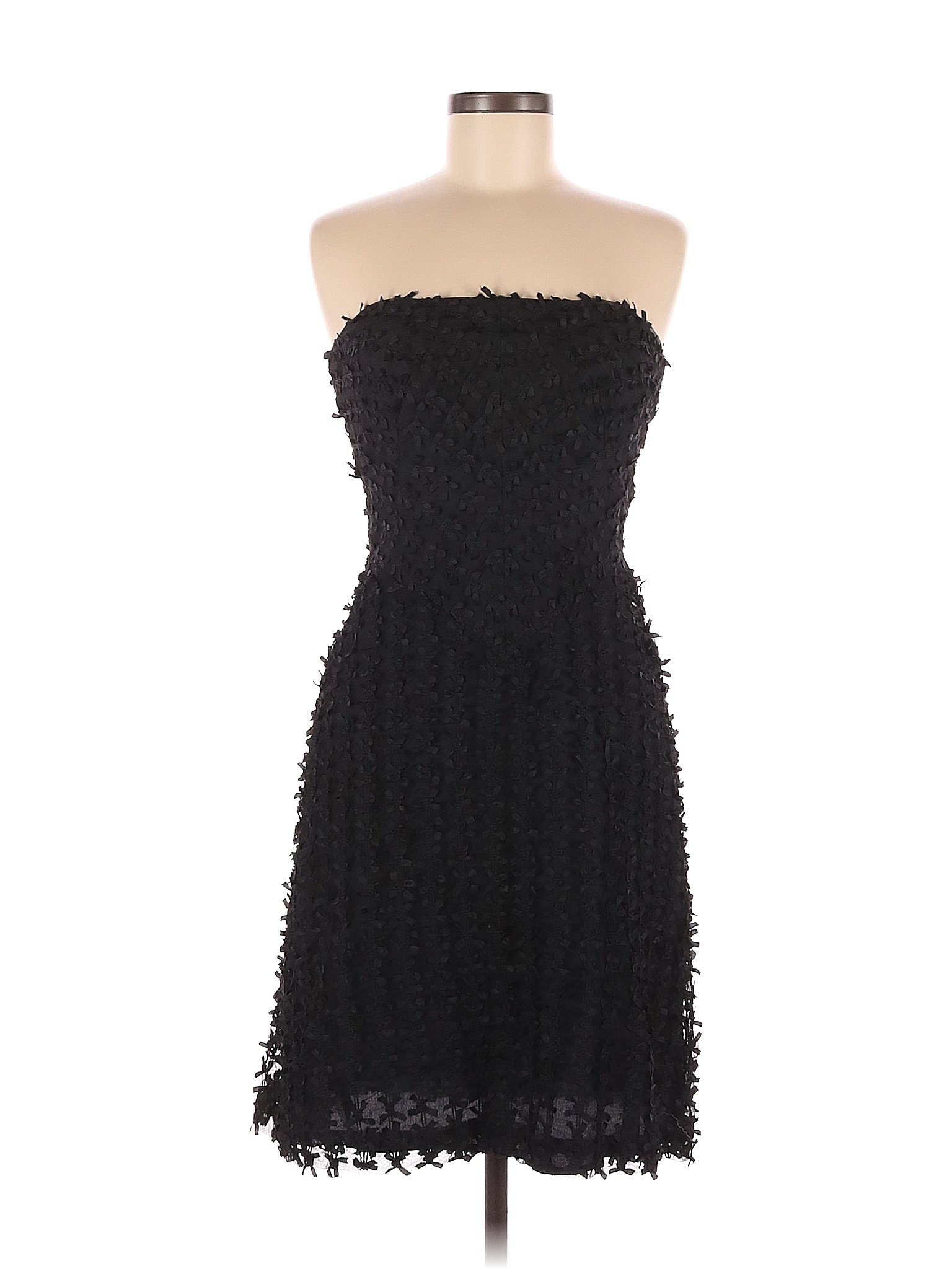 White House Black Market Solid Black Cocktail Dress Size 8 89 off
