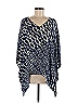 Zozo 100% Viscose Blue Short Sleeve Blouse Size Med - Lg - photo 1