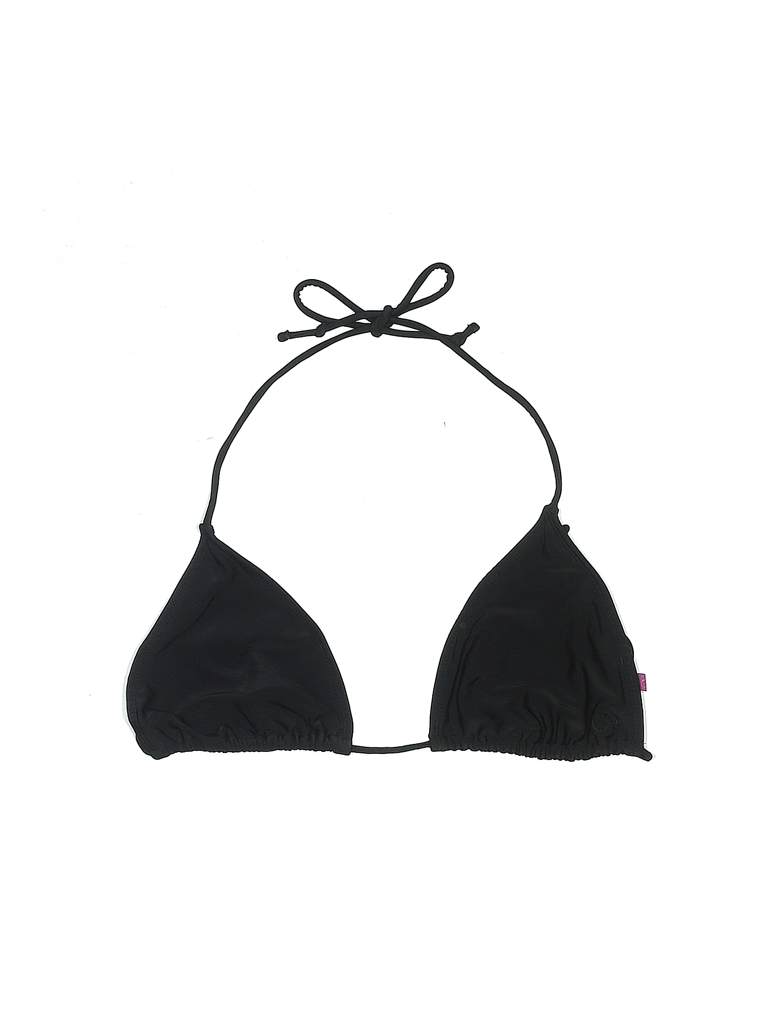 Op Solid Black Swimsuit Top Size L 46 off thredUP