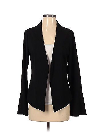 Adrianna Papell Solid Black Blazer Size S 79 off ThredUp