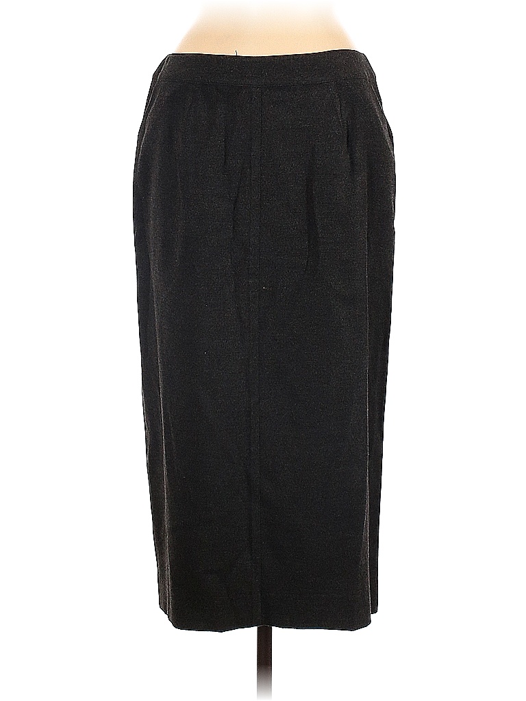 Doncaster Solid Black Gray Casual Skirt Size 8 - 92% off | thredUP