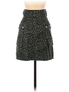 Marissa Webb Green Leopard Skirt (view 2)