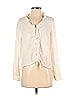 Sundays Ivory Long Sleeve Blouse Size Sm (1) - photo 1