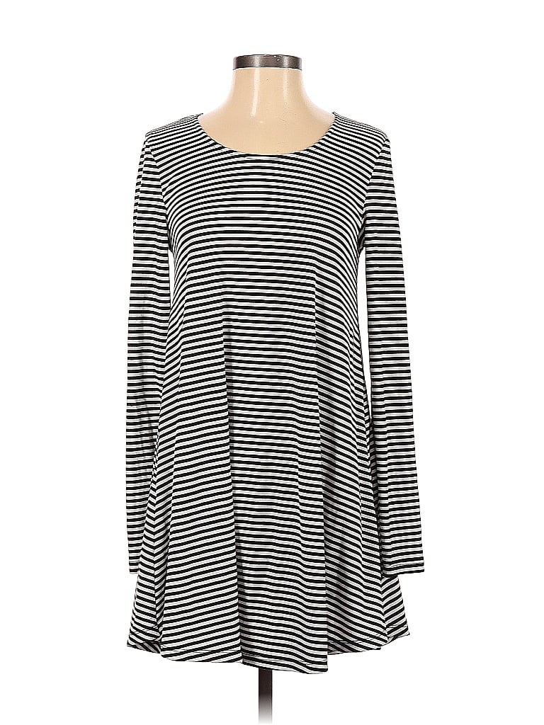 Pre-owned Hem & Thread Casual Dress In Black