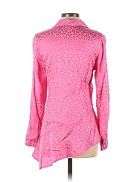 Koché Pink Leopard Asymmetric Shirt (view 2)