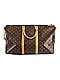 Louis Vuitton Coated Keepall Bandouliere Satchel