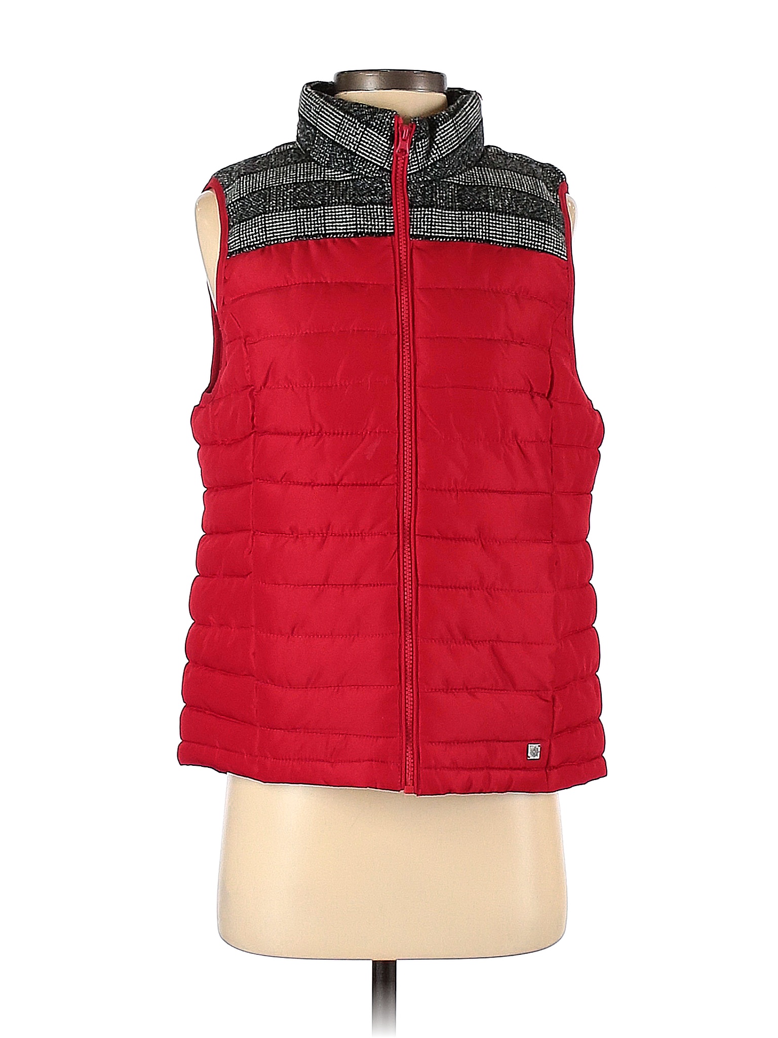 Ruff Hewn 100% Polyester Solid Red Vest 