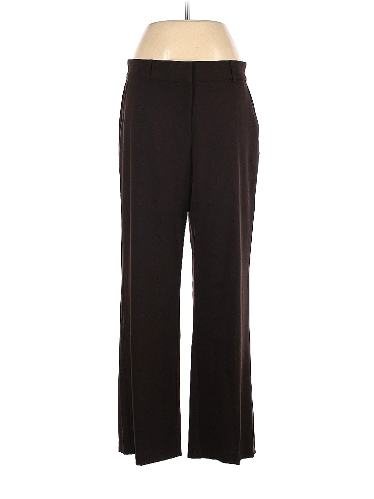 Kim Rogers Solid Black Brown Dress Pants Size 12 - 68% off | thredUP