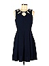 Maurices Solid Blue Cocktail Dress Size 9 - 10 - photo 1