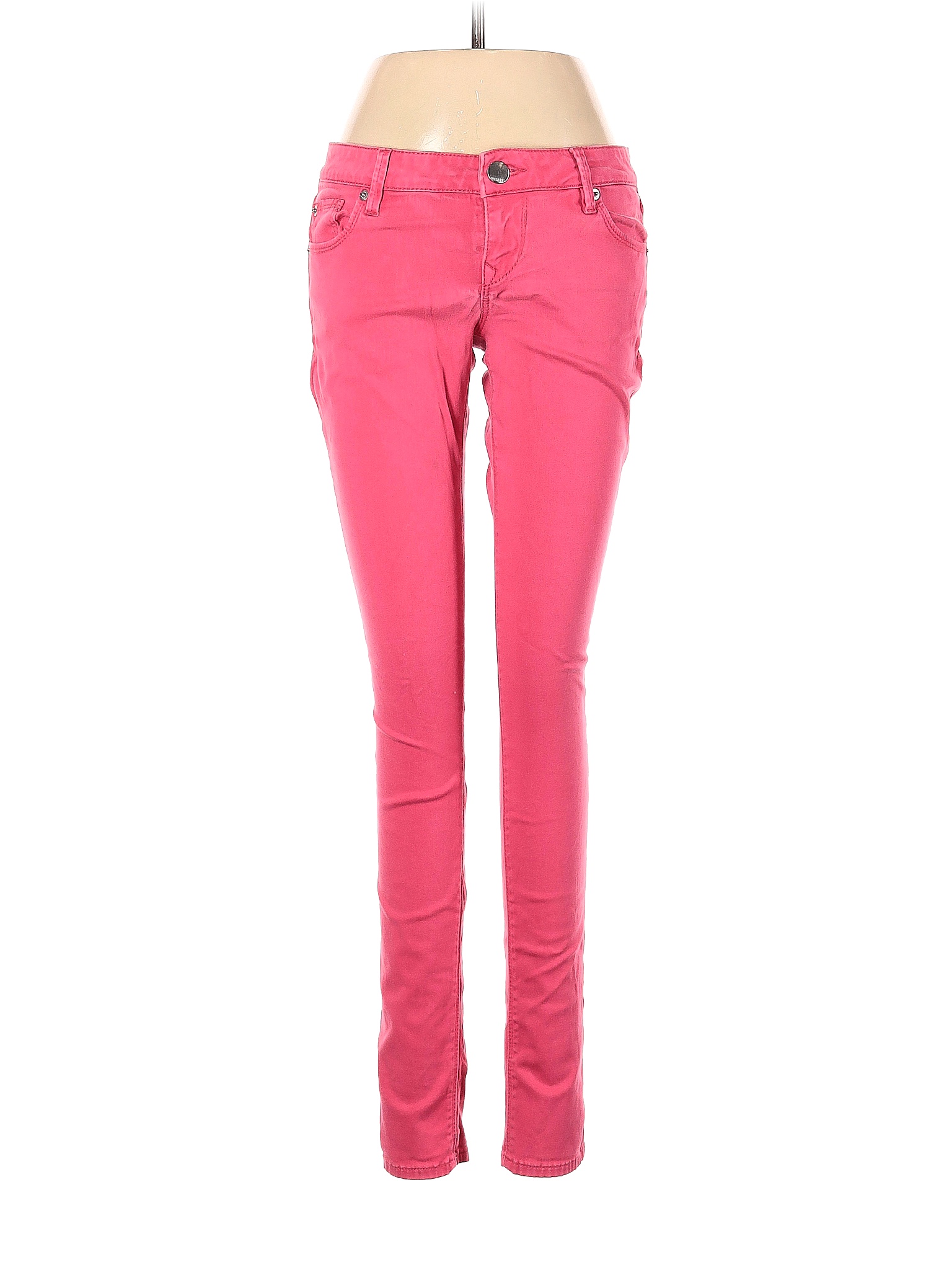 Express Jeans Solid Pink Jeans Size 2 84 off thredUP