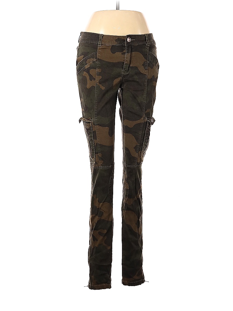 Trafaluc by Zara Camo Multi Color Green Cargo Pants Size 6 84 off