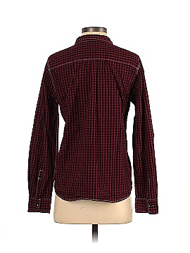 Red Haute Long Sleeve Button-Down Shirt (view 2)
