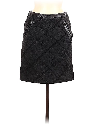 Amanda + Chelsea Faux Leather Skirt (view 1)