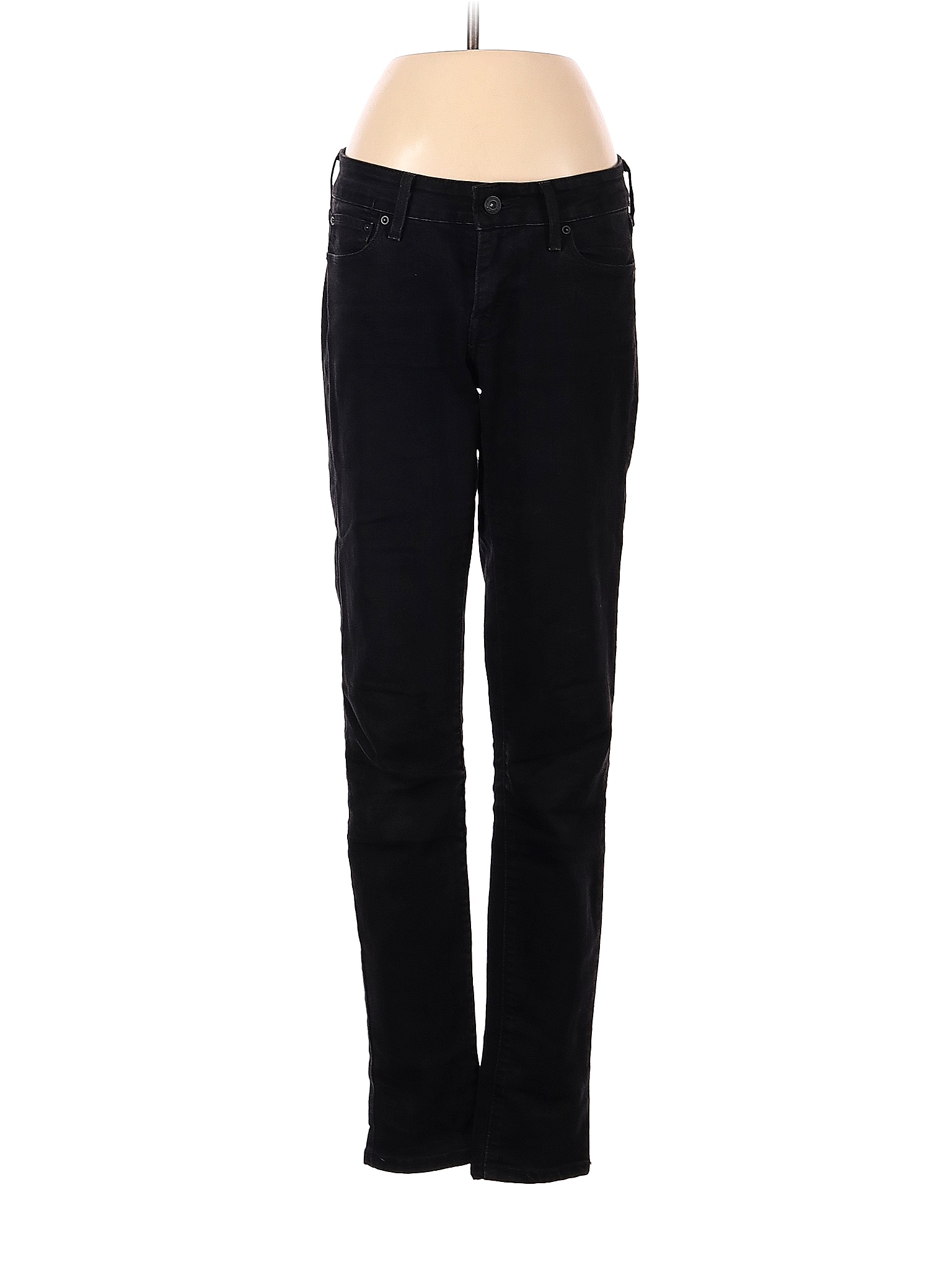 Levi's Solid Black Jeans Size 2 40 off thredUP