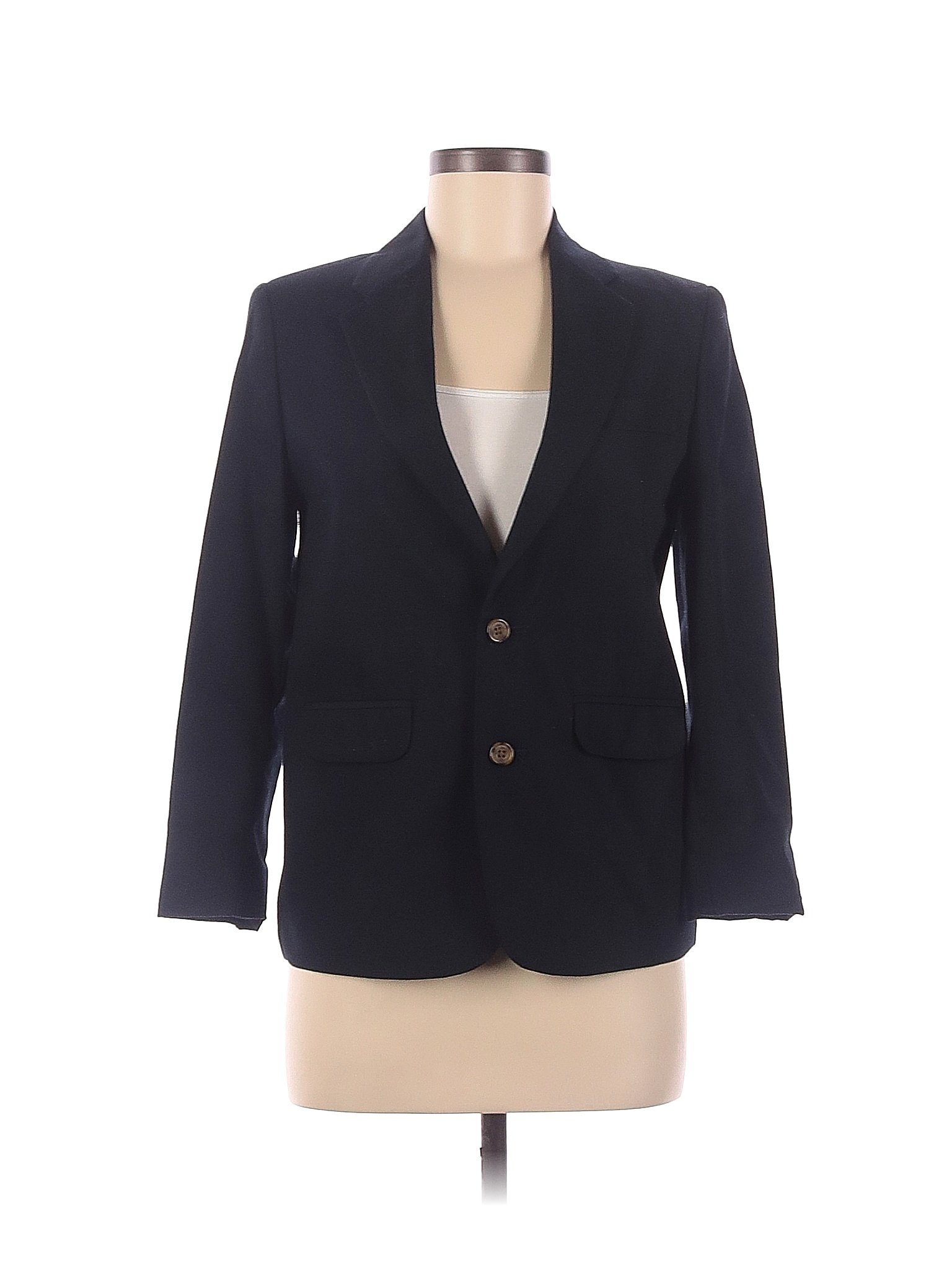 IZOD Solid Black Blazer Size M - 76% off | thredUP