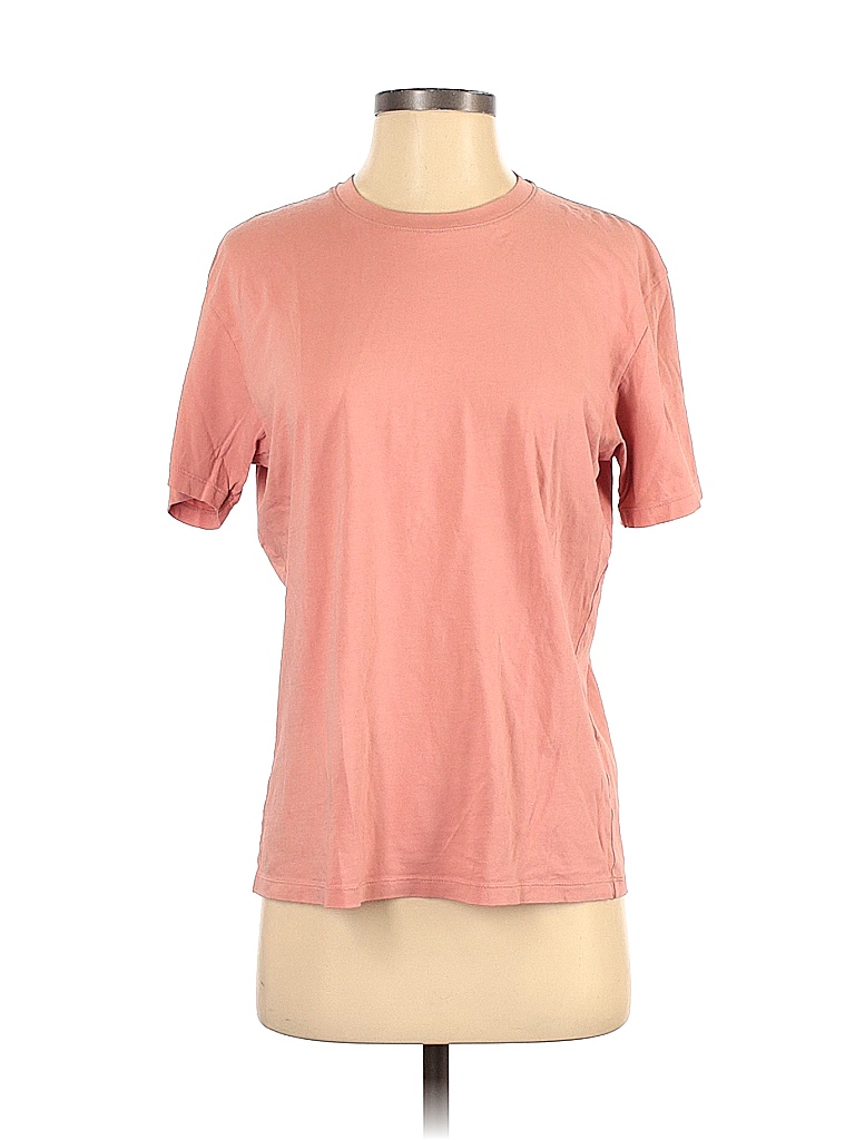 Uniqlo 100% Cotton Pink Short Sleeve T-Shirt Size S - photo 1
