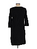 Charlie Paige Solid Black Casual Dress Size M - photo 2