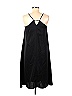 AMII Solid Black Casual Dress Size M - photo 2