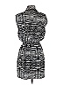 Bebop 100% Polyester Animal Print Zebra Print Snake Print Acid Wash Print Graphic Gray Casual Dress Size 8 - photo 2
