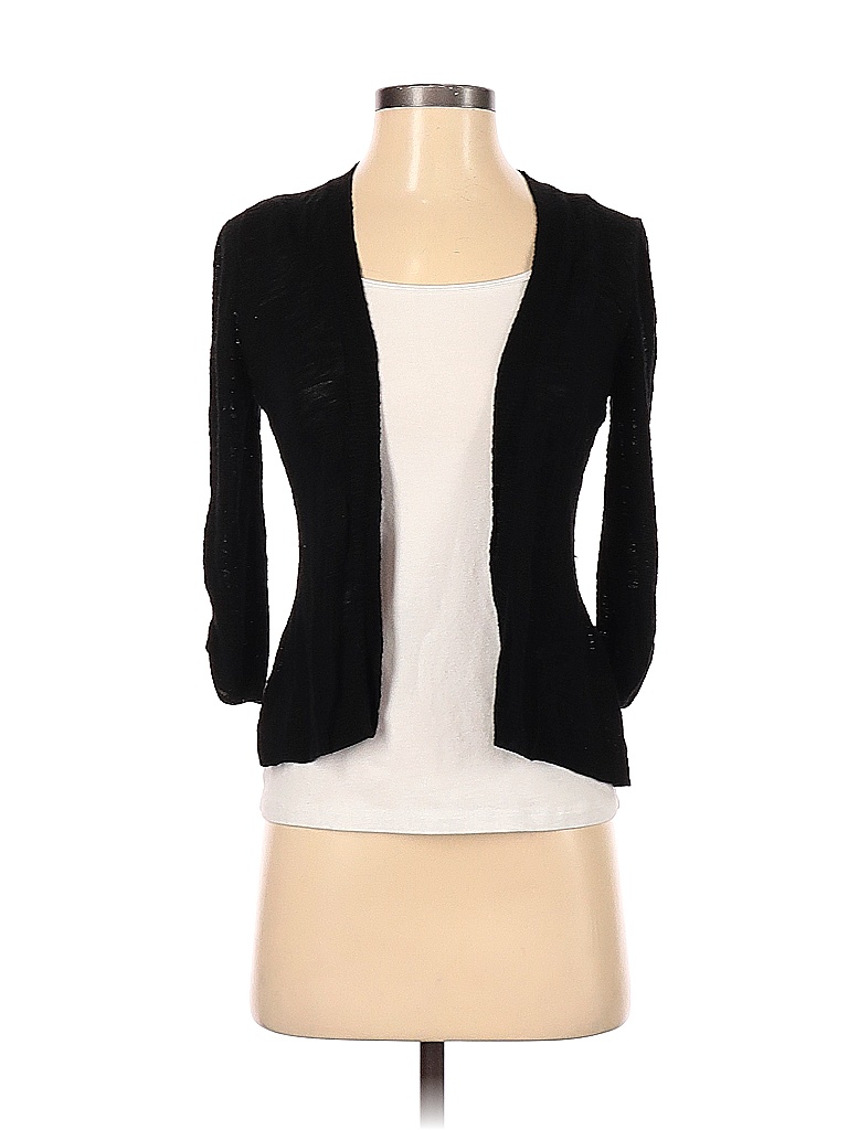 Faded Glory 100% Rayon Solid Black Cardigan Size S - 71% off | thredUP