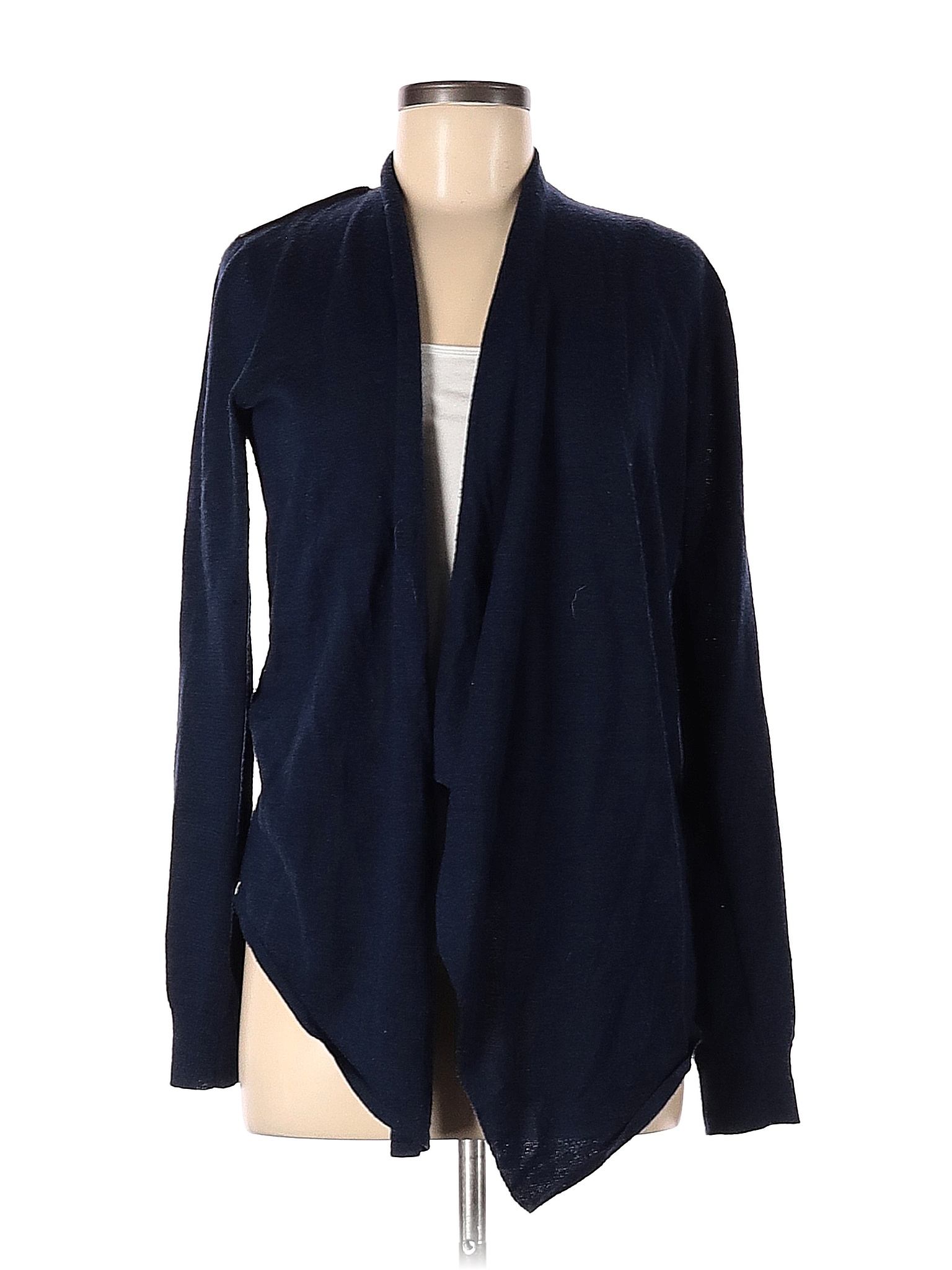 Gianni Bini Solid Color Block Blue Cardigan Size M - 94% off | ThredUp