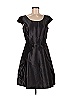 Armani Collezioni 100% Polyester Solid Black Gray Cocktail Dress Size 8 - photo 1