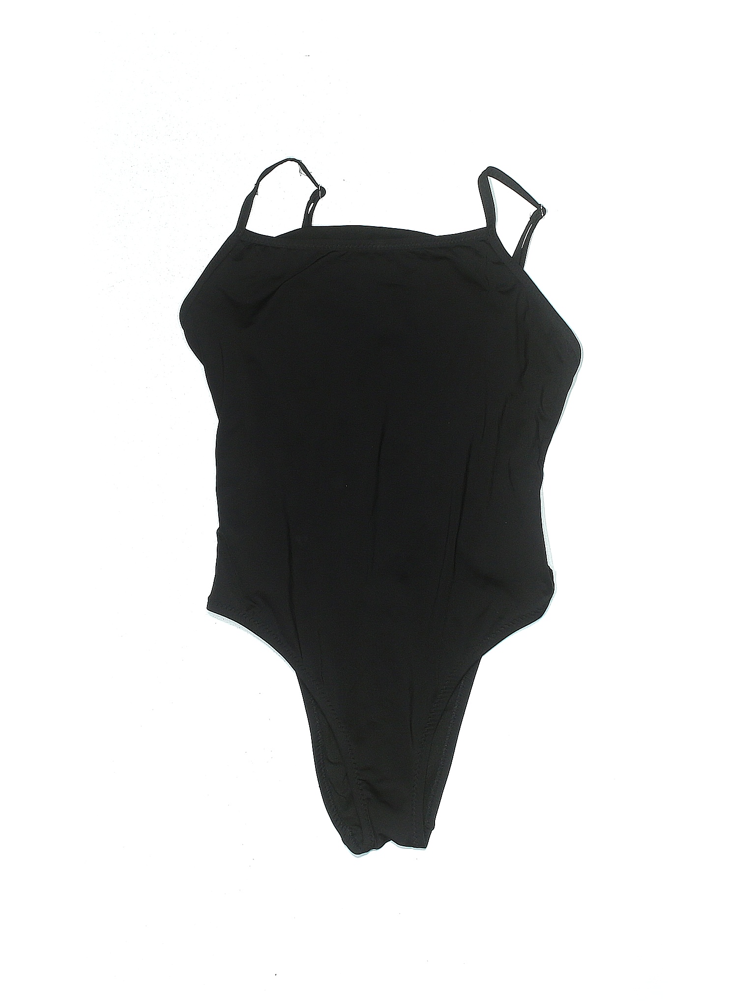 Shade And Shore Solid Black One Piece Swimsuit Size M 72 Off Thredup