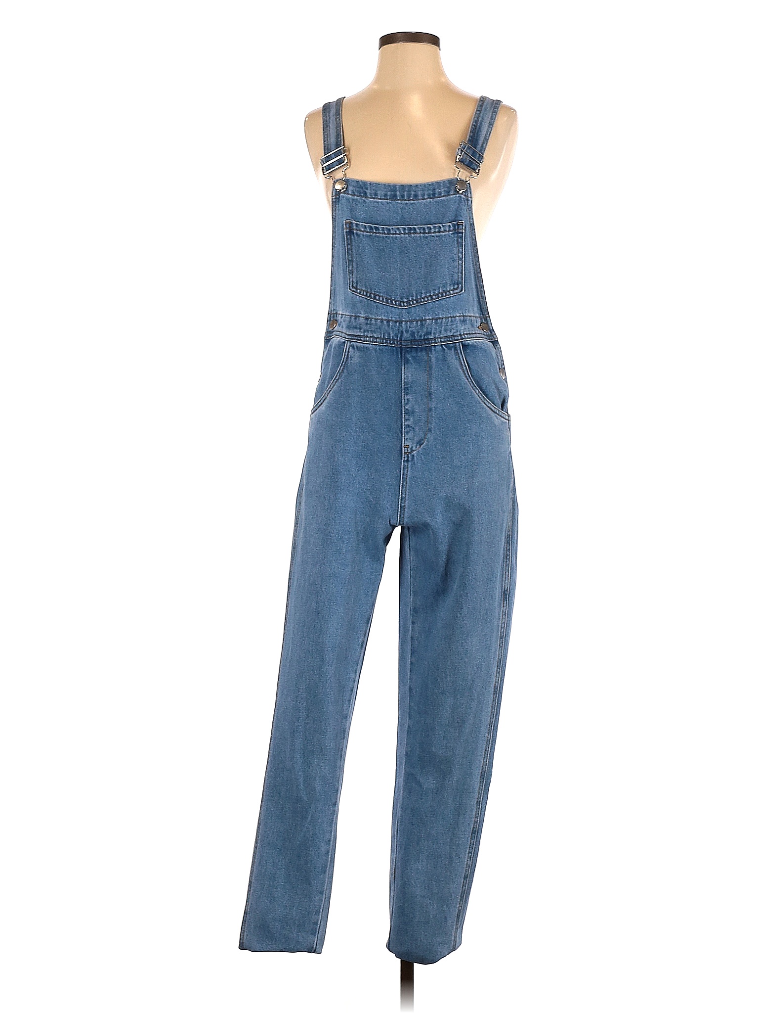 We Wore What Solid Blue Overalls Size XS - 52% off | thredUP