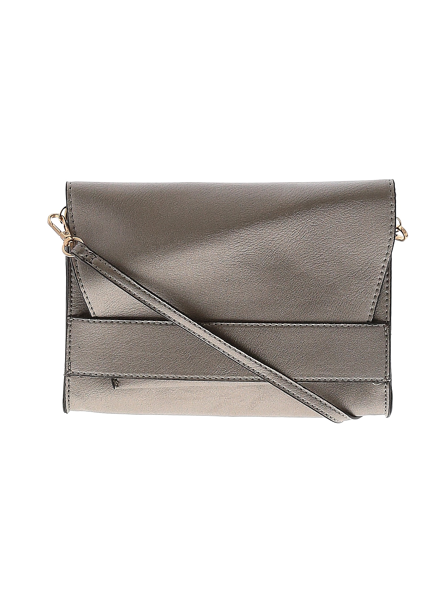 Summer & Rose Solid Gray Crossbody Bag One Size 91 off thredUP