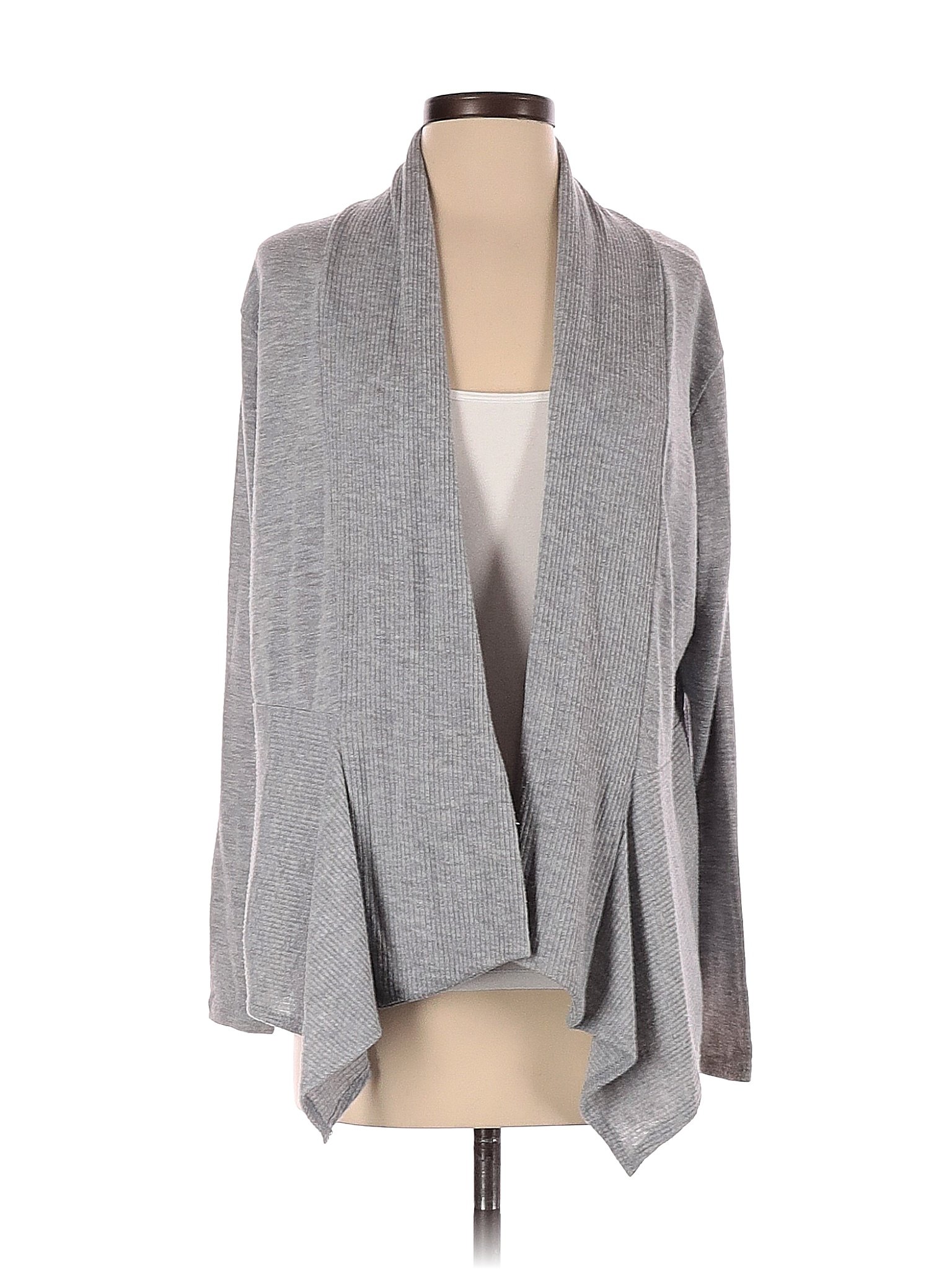 DressBarn Solid Gray Cardigan Size S (Petite) - 60% off | thredUP