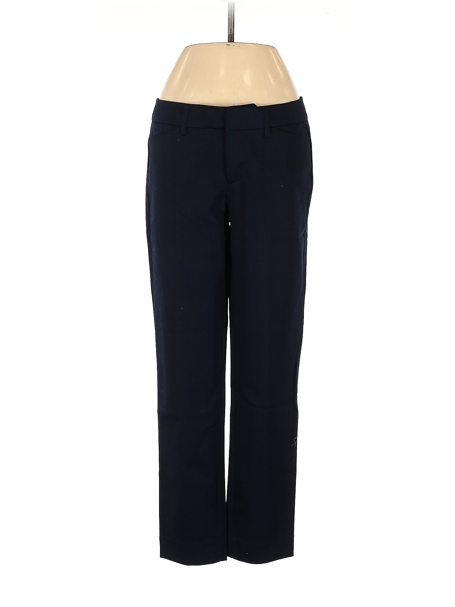 Jcpenney Solid Black Blue Dress Pants 27 Waist 62 off thredUP