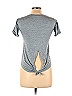 Zella Gray Blue Short Sleeve Top Size 10 - photo 2