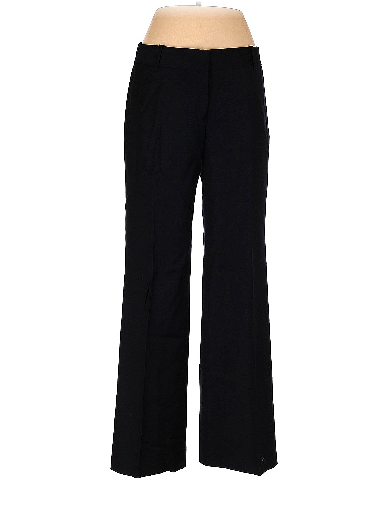 J.Crew Solid Black Blue Dress Pants Size 4 94 off thredUP