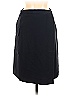 Iris & Ink Solid Black Blue Casual Skirt Size 10 - photo 1