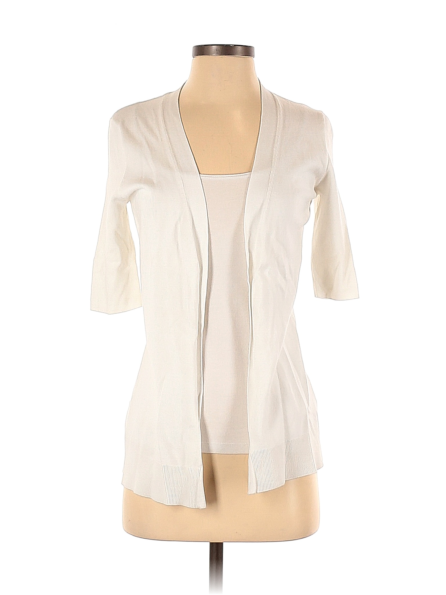 Premise Solid Ivory White Cardigan Size S 71 Off Thredup