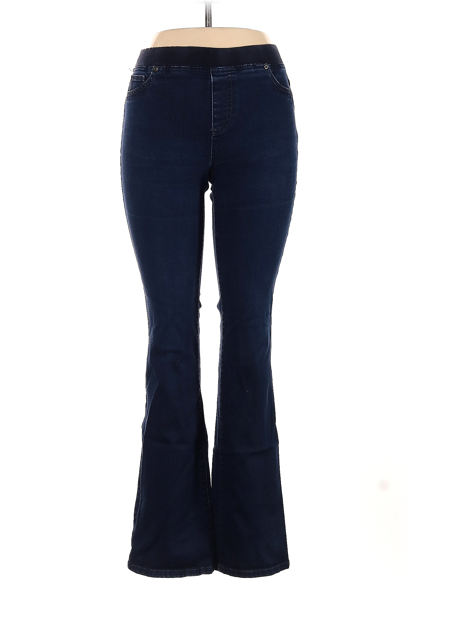 Boston Proper Solid Blue Jeans Size 10 - 72% off | thredUP