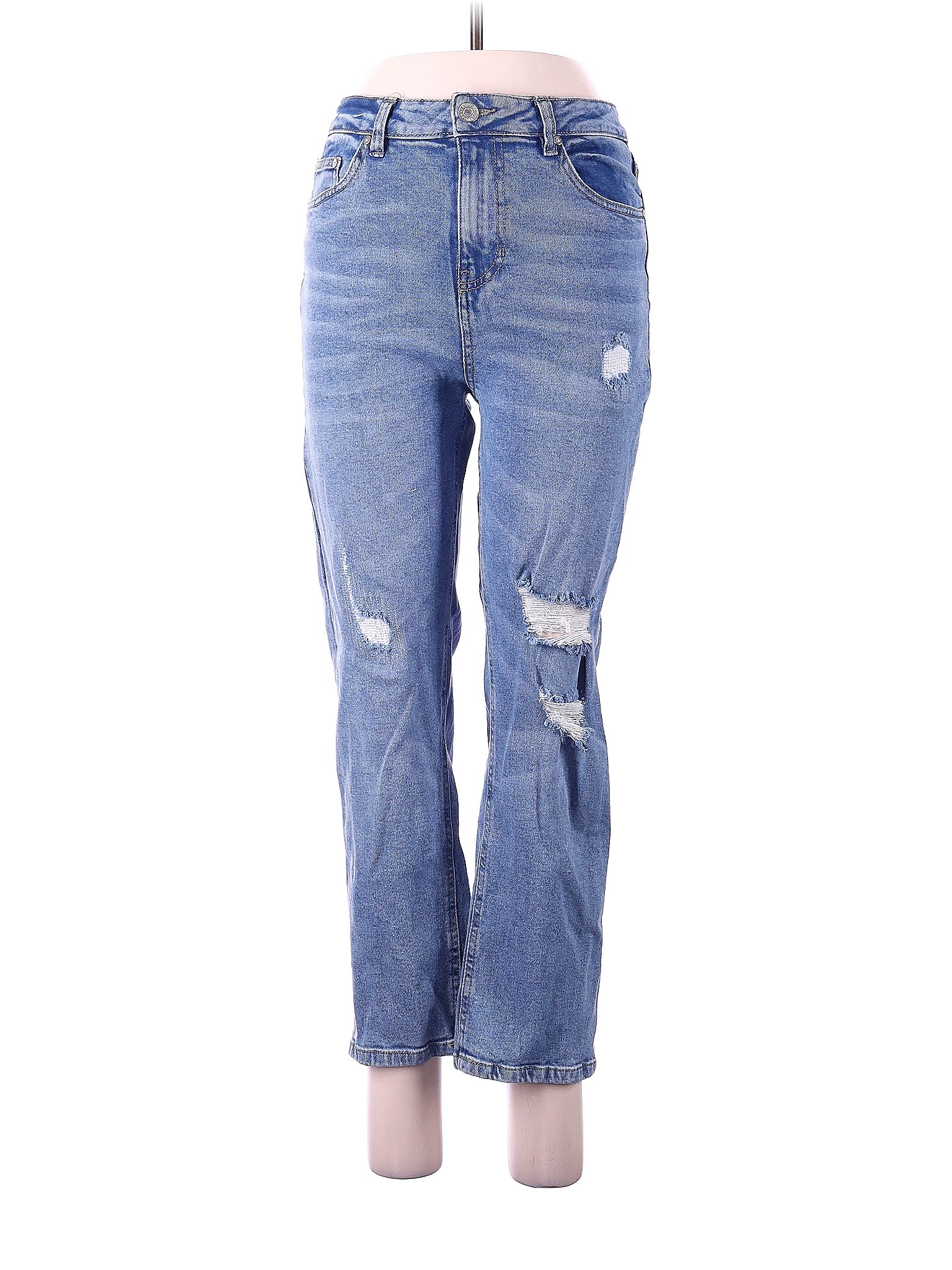 Indigo Rein Solid Blue Jeans Size 9 - 65% off | thredUP