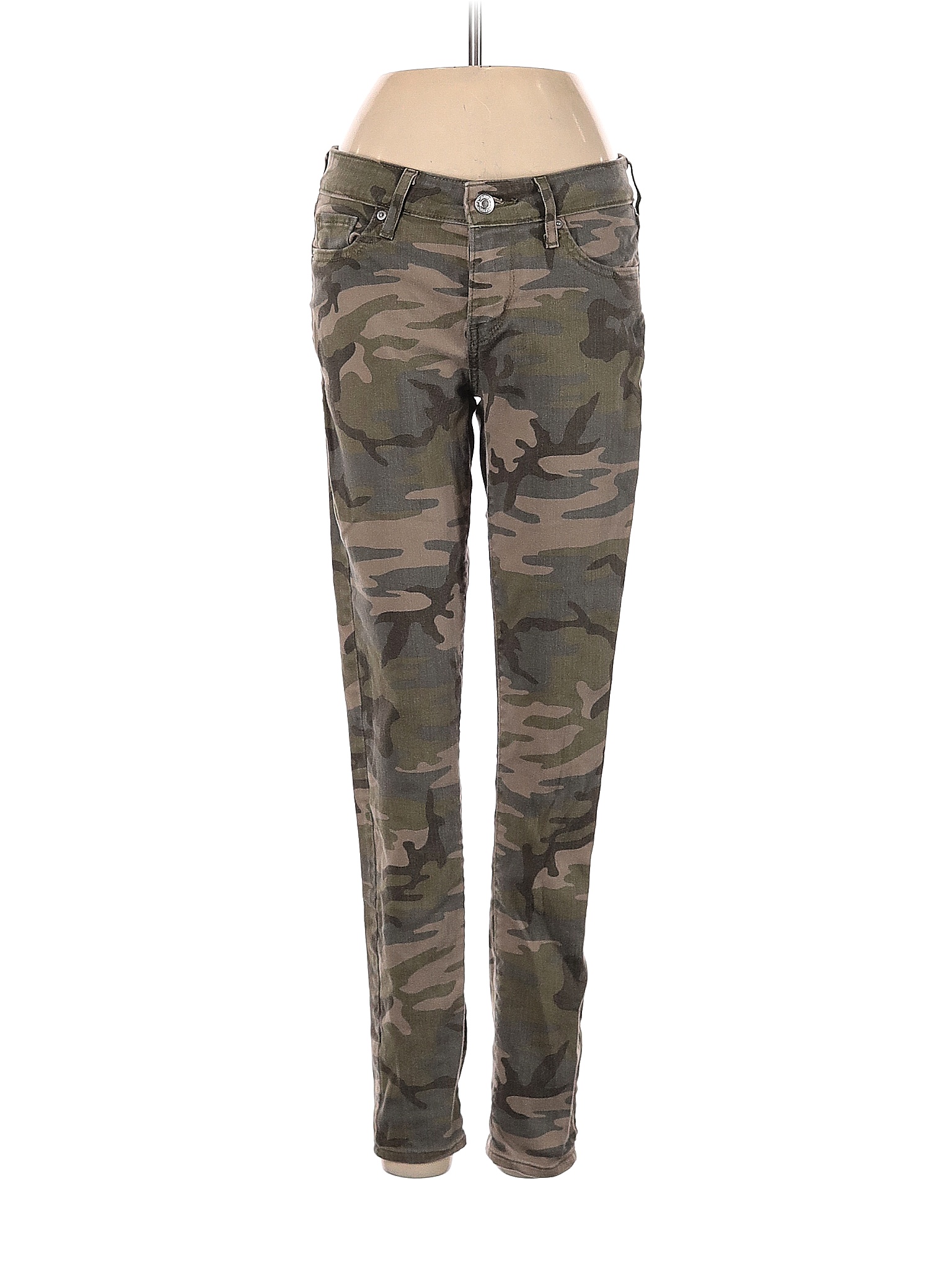 Levi's Men's Tapered Camouflage Denim Jeans Green Size 36 X 30