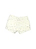 Gap Jacquard Floral Motif Floral Hearts Stars Brocade Ivory White Shorts Size 2 - photo 2