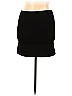 Boohoo Solid Tortoise Black Casual Skirt Size 14 - photo 1