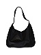 Gucci Calfskin Logo Hobo Bag Black