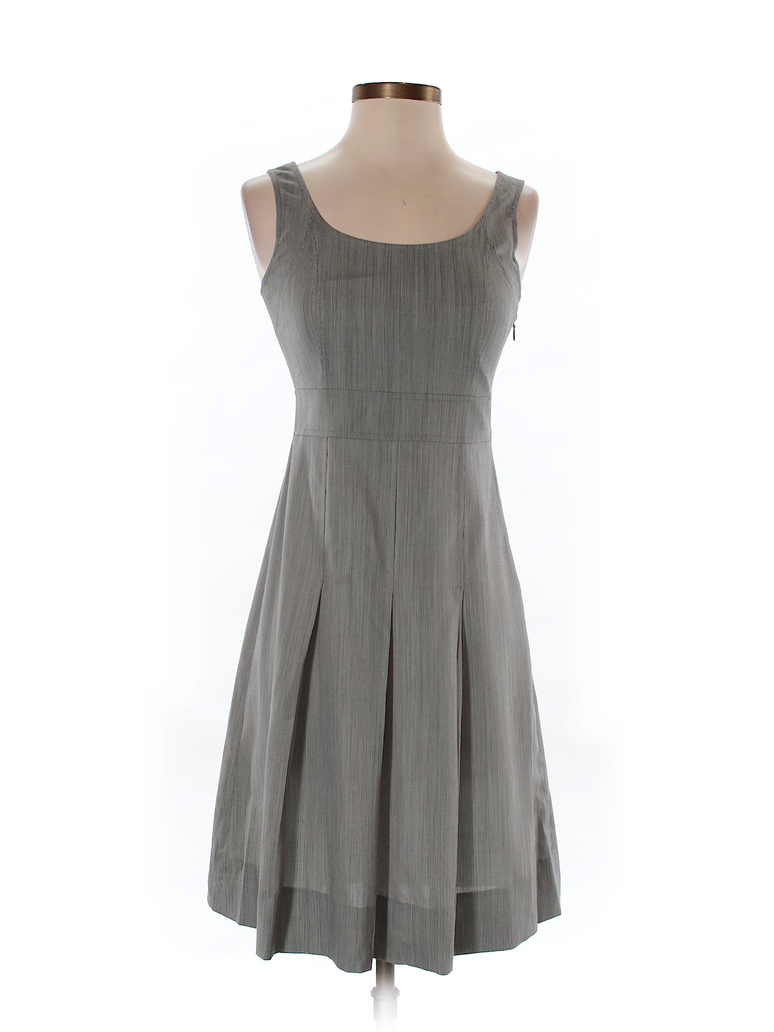 Theory Solid Gray Wool Dress Size 4 - 80% off | thredUP