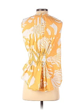 Genny Tropic Orange Rouched Top (view 2)