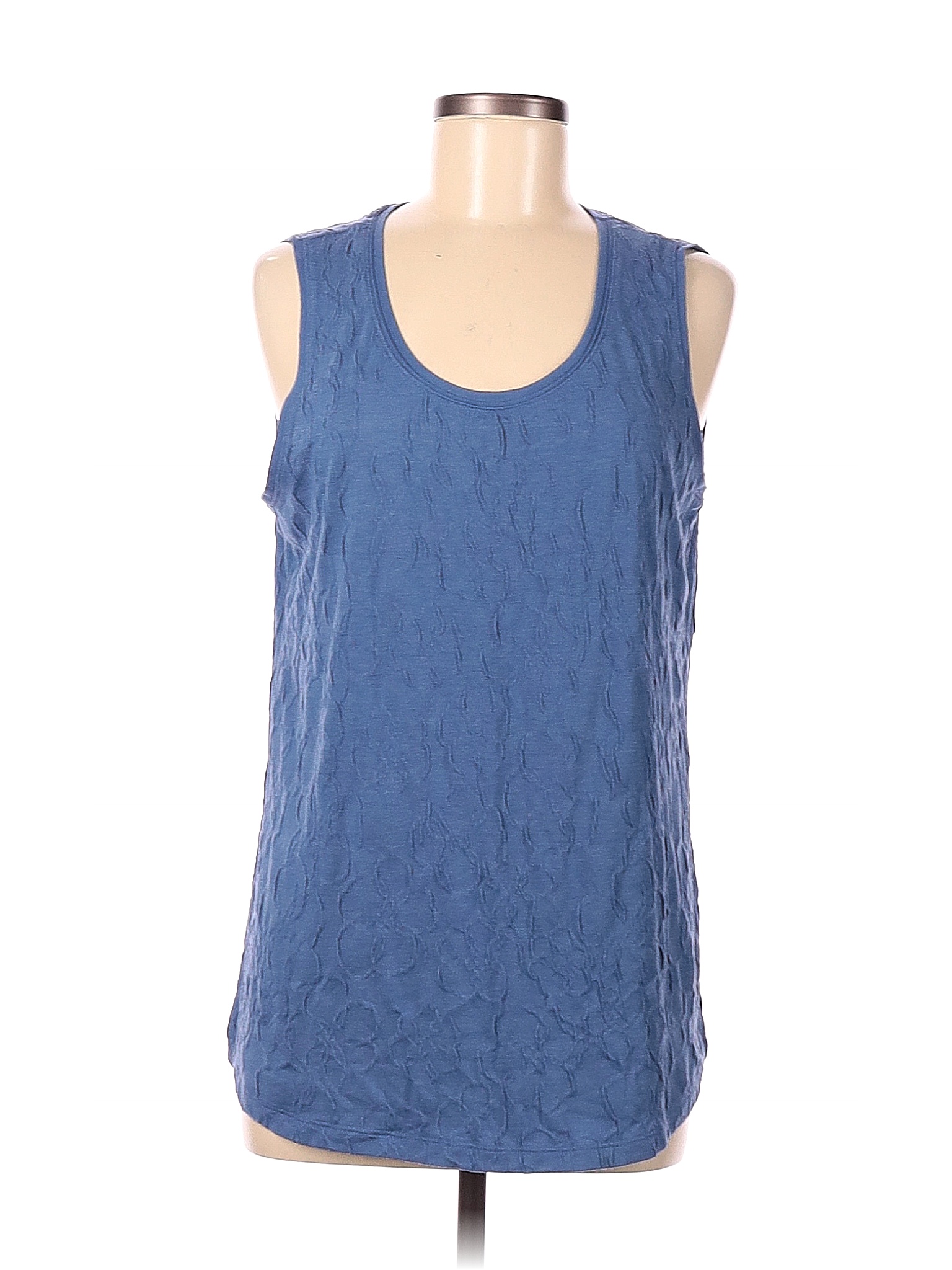 Simply Vera Vera Wang Solid Blue Tank Top Size M - 52% off | thredUP